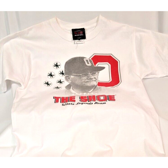 Very Rare Woody Hayes T Shirt Ohio State The Shoe - Picture 3 of 5